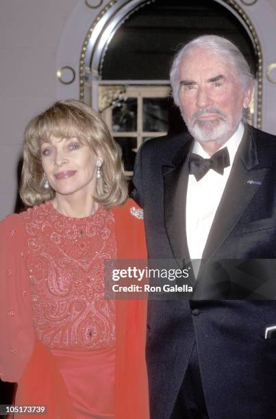 Gregory Peck & wife Veronique during 3rd Annual Red Ball Benefit for the Childrens Advocacy Center at Plaza Hotel in New York City, NY, United States.