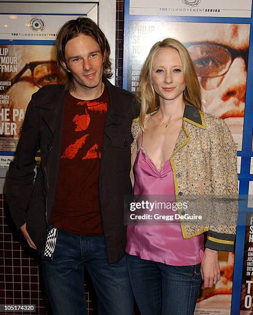 Coley Laffoon and Anne Heche during "The Party's Over" Screening at The Laemmle Fairfax Theatre in Los Angeles, California, United States.