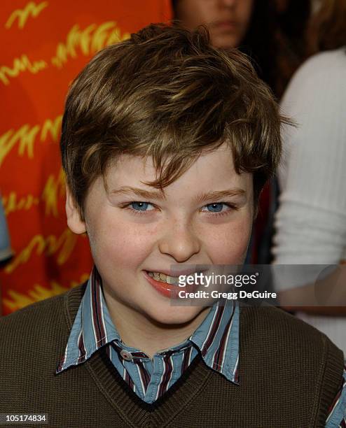 Spencer Breslin during "The Cat In The Hat" World Premiere at Universal Studios Cinema in Universal City, California, United States.