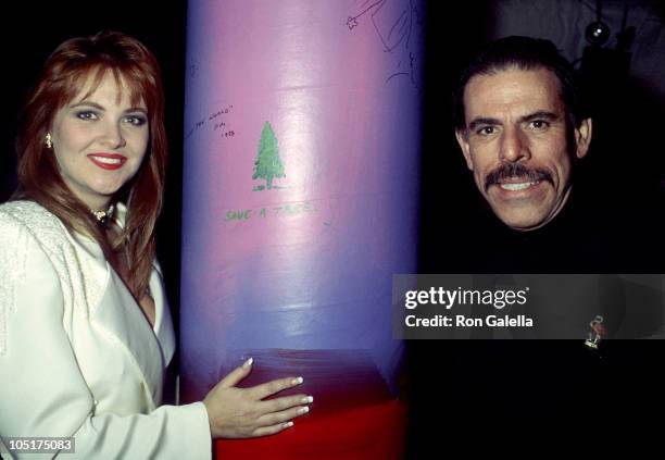 Cornelia Guest and Peter Max during The 7th Annual "A Night of 100 Trees" Gala at Tavern On The Green in New York City, New York, United States.