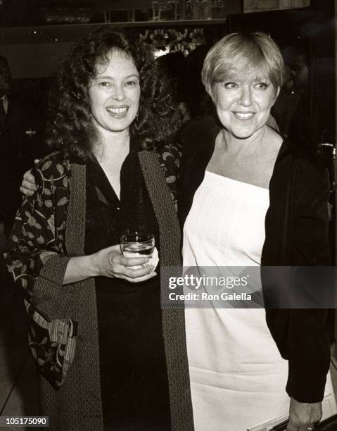 Sandy Dennis and Dorothy Loudon during "Supporting Cast" Premiere Party - August 6, 1981 at Milford Plaza Hotel in New York City, New York, United...