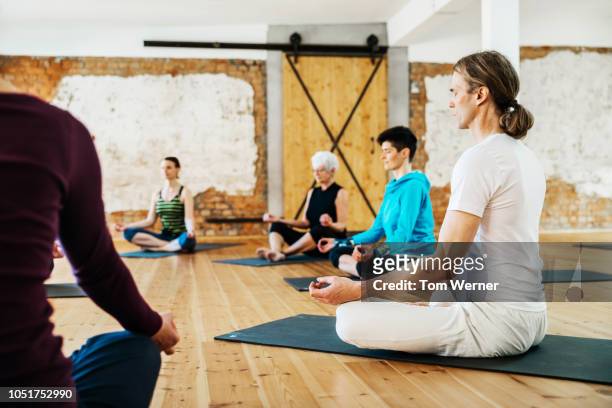 Yoga Class Meditation Session