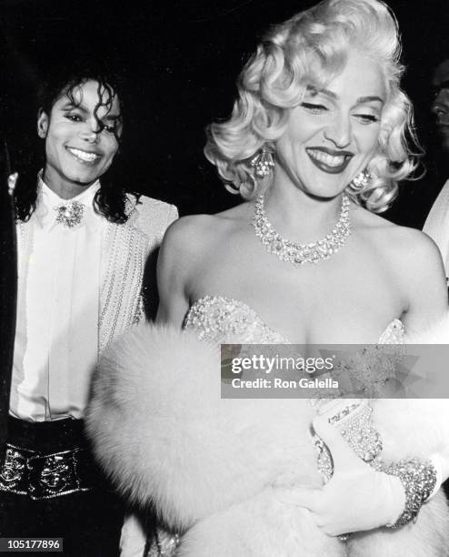 Michael Jackson and Madonna during 63rd Annual Academy Awards - After Party at Spago's Hosted by Swifty Lazar at Spagos in West Hollywood,...