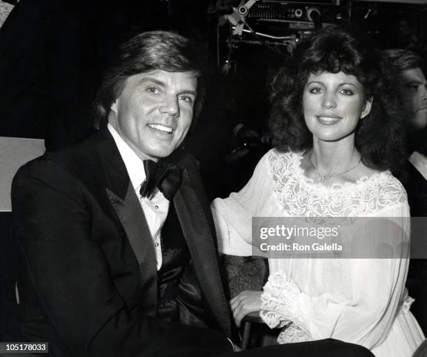 John Davidson and Rhonda Rivera during Bob Hope's 30th Anniversary Party at NBC's Burbank Studio in Burbank, California, United States.