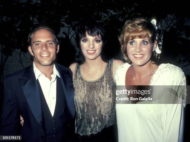 Joey Luft, Liza Minnelli, and Lorna Luft during Premiere of "A Star Is Born" at Samuel Goldwyn Theatre in Los Angeles, California, United States.