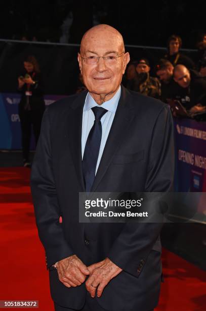 Arnon Milchan attends the Opening Night Gala Screening and European Premiere of "Widows" during the 62nd BFI London Film Festival at Cineworld...