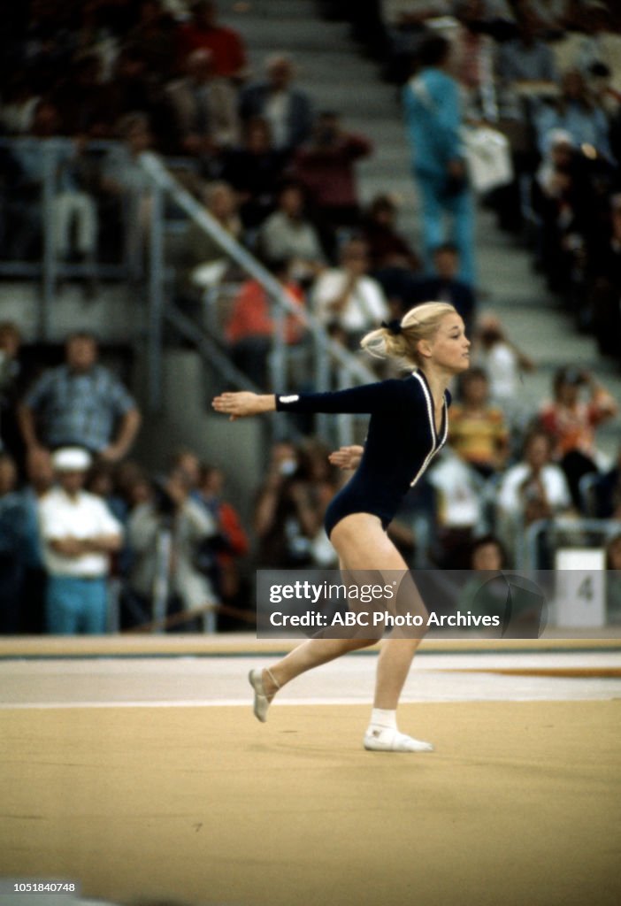 Cathy Rigby Competing In The 1972 Summer Olympics