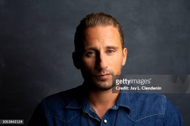 Actor Matthias Schoenaerts, from 'Kursk' is photographed for Los Angeles Times on September 8, 2018 in Toronto, Ontario. PUBLISHED IMAGE. CREDIT MUST...