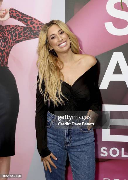 Stacey Solomon celebrates the launch of her new collection with Primark on October 10, 2018 in London, England. The collection launches on Thursday...