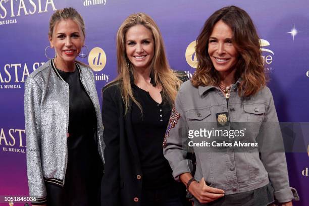Patricia Cerezo, Genoveva Casanova and Lydia Bosch attend 'Anastasia. The Musical' premiere at the Coliseum Teather on October 10, 2018 in Madrid,...