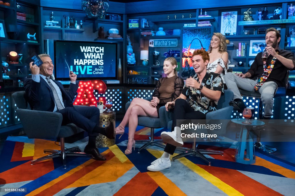 Andy Cohen, Lili Reinhart, KJ Apa, Madchen Amick and Luke Perry -- News