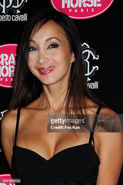 Actress Katsumi attends the Clotilde Courau Performs At the Crazy Horse - Photocall on September19, 2010 in Paris, France.