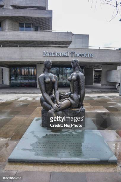 Royal National Theatre in London, UK. The National Theatre is located near Waterloo Bridge in London. It is also known as the National Theatre or...