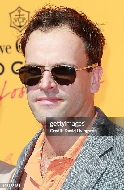 Actor Jonny Lee Miller attends the 1st Annual Veuve Clicquot Polo Classic Los Angeles at Will Rogers State Historic Park on October 10, 2010 in...