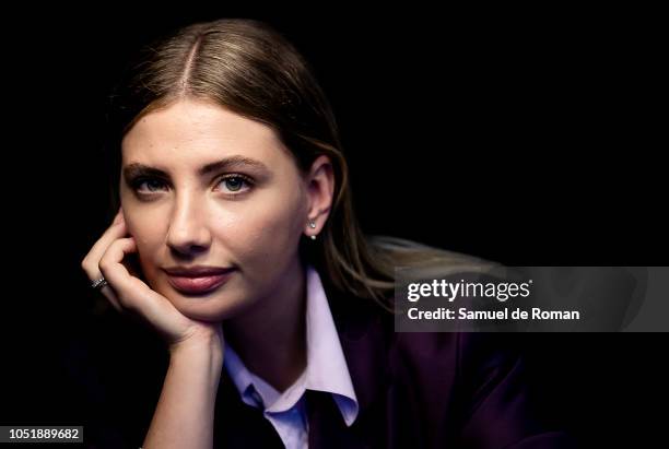 Miriam Giovanelli poses during a portrait session at Sitges Film Festival on October 11, 2018 in Sitges, Spain.