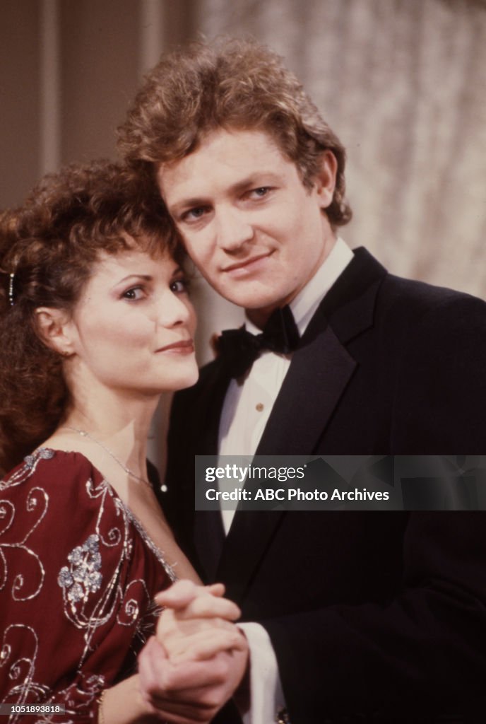 Alan Edge Sharon Gabet, Alan Coates appearing on the soap opera 'Edge of Night ...