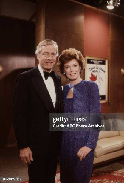 Forrest Compton, Ann Flood appearing on the soap opera 'Edge of Night'.