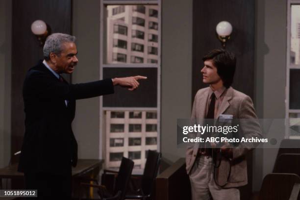 Earle Hyman appearing on the soap opera 'Edge of Night'.