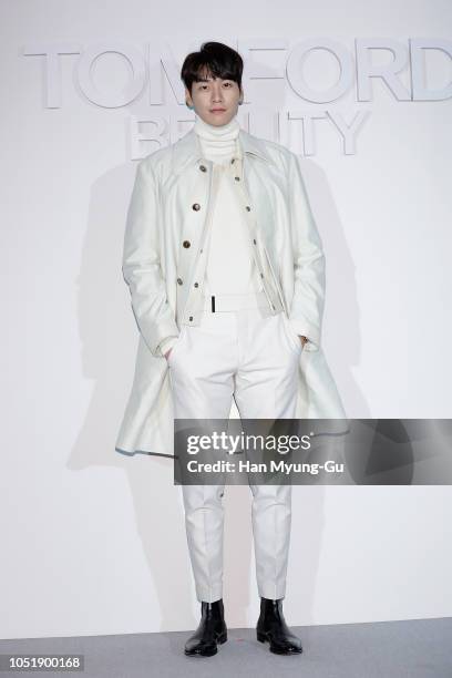 South Korean actor Kim Young-Kwang attends the photocall for the TOM FORD Beauty on October 11, 2018 in Seoul, South Korea.