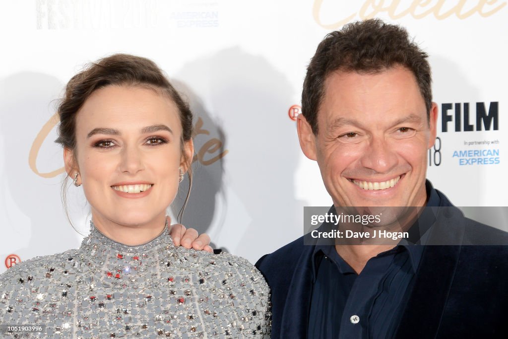 "Colette" UK Premiere & BFI Patrons Gala - VIP Arrivals -  62nd BFI London Film Festival