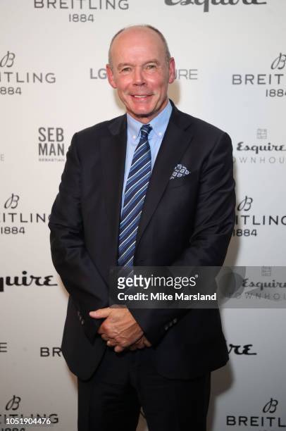 Sir Clive Woodward attends Esquire Townhouse in accation with Breitling at Esquire Townhouse on October 11, 2018 in London, England.