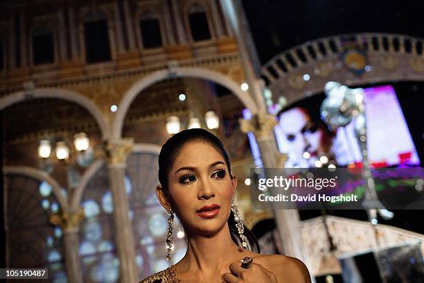 Second placed Wirittorn Narapaipimol sheds a tear after the announcement of the winner of Miss Tiffany's Universe May 15, 2009 in Pattaya, Thailand....