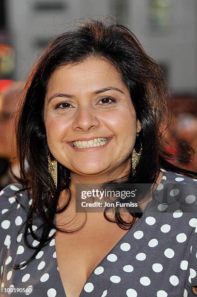 Actress Nina Wadia attends the "Despicable Me" European premiere at Empire Leicester Square on October 11, 2010 in London, England.