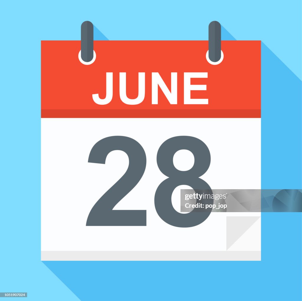June 28 Calendar Icon High Res Vector Graphic Getty Images June 28 Calendar Icon High Res Vector Graphic Getty Images