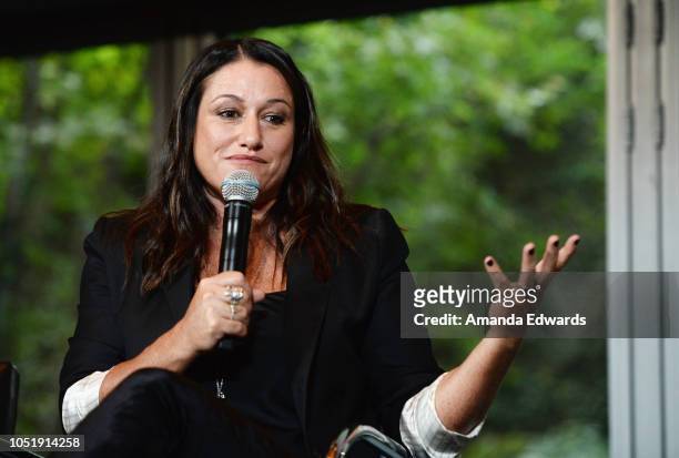 Showrunner Raelle Tucker attends the Women In Entertainment's 4th Annual Summit at the Skirball Cultural Center on October 11, 2018 in Los Angeles,...