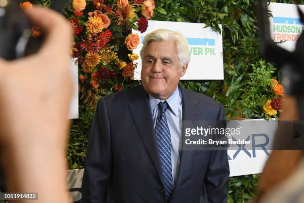 Host Jay Leno attends the 20th Anniversary Gala to celebrate Hudson River Park at Pier 60 on October 11, 2018 in New York City.