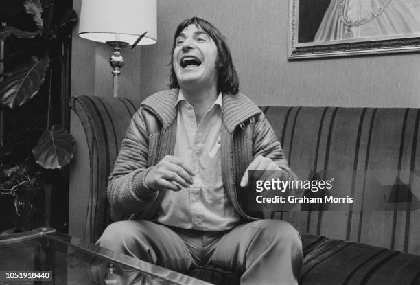 French singer and songwriter Serge Lama, UK, 15th October 1979.