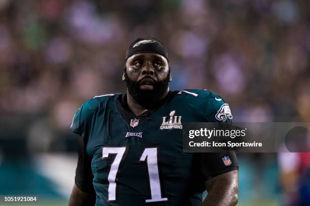 Philadelphia Eagles offensive tackle Jason Peters during an NFL regular season football game against the Atlanta Falcons on September 6 at Lincoln...