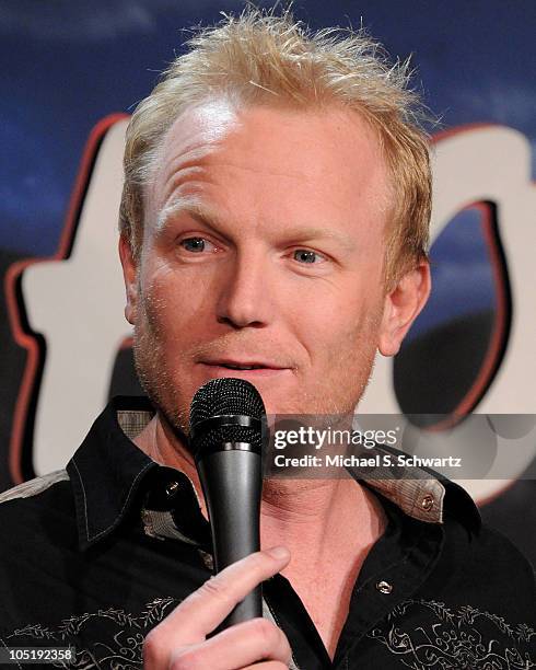 Comedian Marc Ryan performs at The Ice House Comedy Club on October 9, 2010 in Pasadena, California.