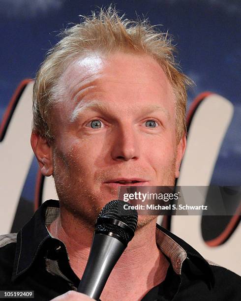 Comedian Marc Ryan performs at The Ice House Comedy Club on October 9, 2010 in Pasadena, California.