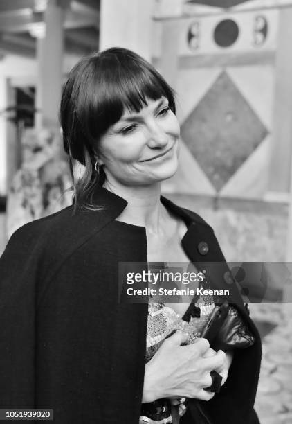 Rosetta Getty attends The Getty + C Magazine Dinner at The Getty Villa on October 11, 2018 in Pacific Palisades, California.