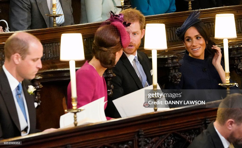BRITAIN-ROYALS-WEDDING-EUGENIE