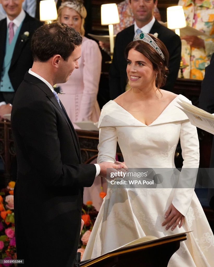 Princess Eugenie Of York Marries Mr. Jack Brooksbank