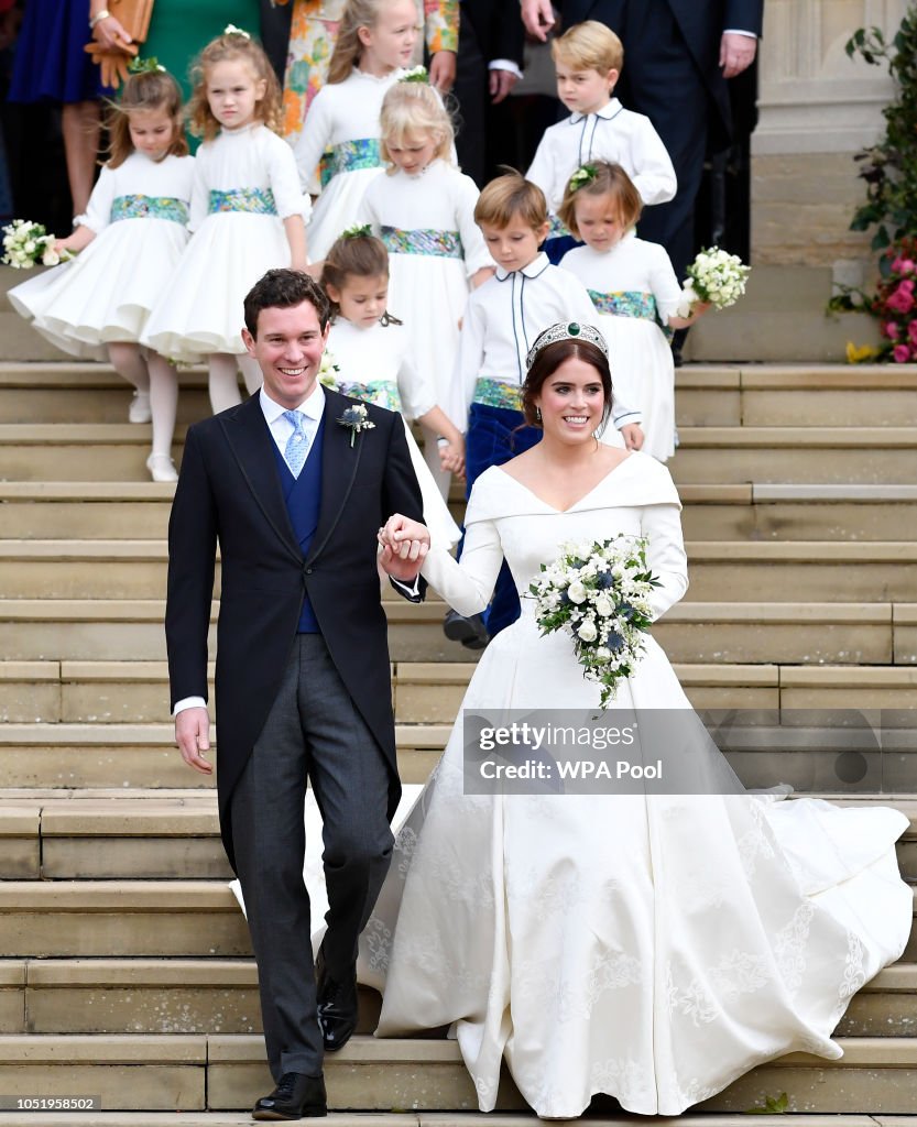 Princess Eugenie Of York Marries Mr. Jack Brooksbank