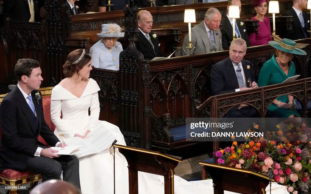 BRITAIN-ROYALS-WEDDING-EUGENIE-CEREMONY