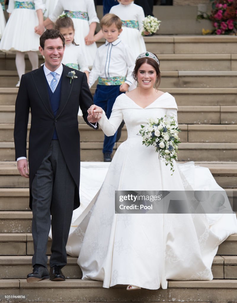 Princess Eugenie Of York Marries Mr. Jack Brooksbank