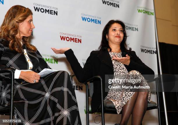 Chief Administration Officer, Beneficial Bank and Board Member Joanne Ryder, and Principal, ghSMART & Company Shoma Chatterjee speak during Personal...