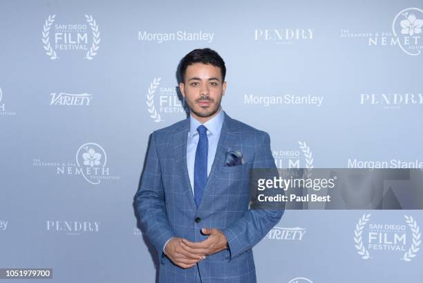 Christian Navarro attends the San Diego International Film Festival 2018 on October 11, 2018 in San Diego, California.
