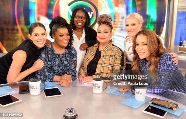The View" welcomes Raven Symone and Maggie Gyllenhaal to airs 10/11/18. "The View" airs Monday-Friday on the Walt Disney Television via Getty Images...