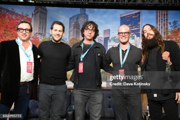 Peter Elliot, Ben Leventhal, JoeBot Zadeh, Brooks Reitz and Michael Lastoria attend the Food Network & Cooking Channel New York City Wine & Food...