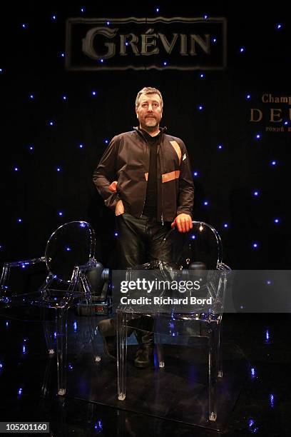 The Philippe Starck wax figure is seen at Musee Grevin on June 15, 2010 in Paris, France.