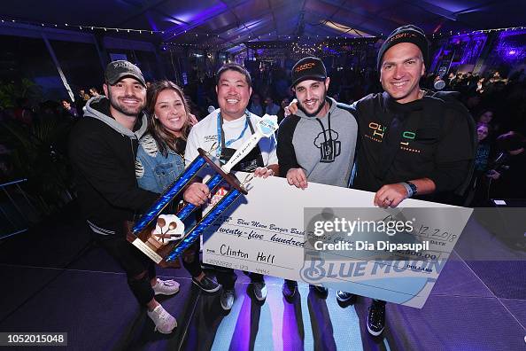 Eric Rentz Chef Eric Rentz accepts the Blue Moon's People's Choice Award for his ...