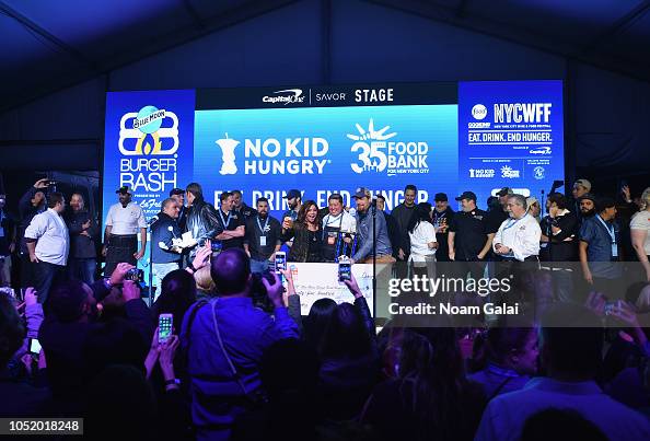 Eric Rentz Rachael Ray and winner Chef Eric Rentz poses with his awards during ...