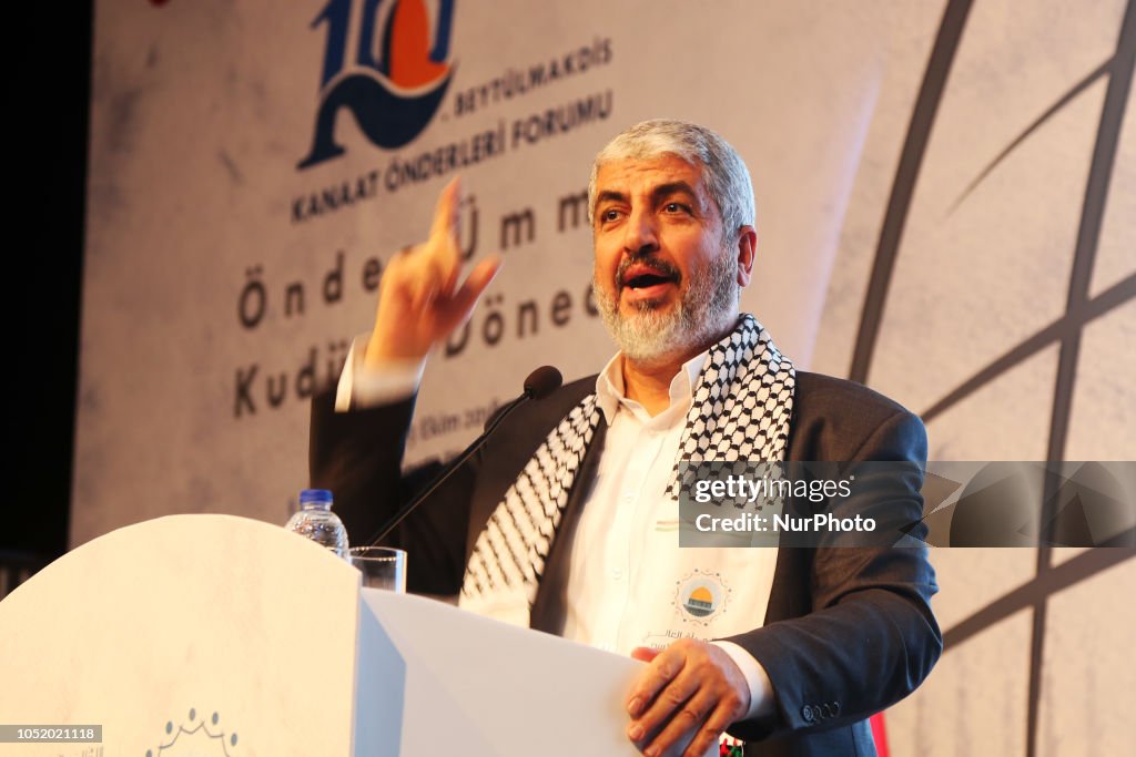 Khaled Mashal In Istanbul