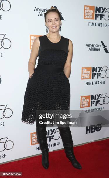 Composer Tatiana Lisovskaya attends the 56th New York Film Festival premiere of "At Eternity's Gate" at Alice Tully Hall, Lincoln Center on October...