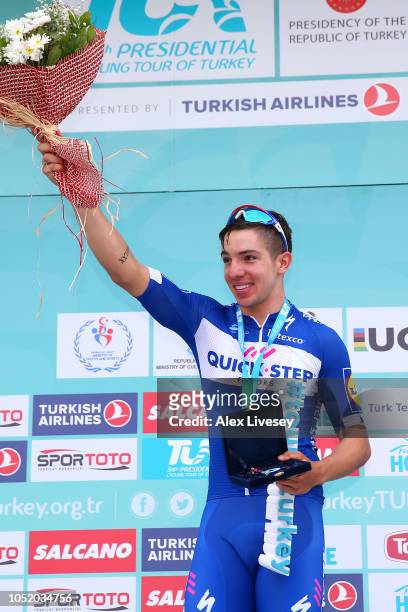 Podium / Alvaro Jose Hodeg Chagui of Colombia and Team Quick Step Floors Gold Medal / Celebration / during the 54th Presidential Cycling Tour Of...